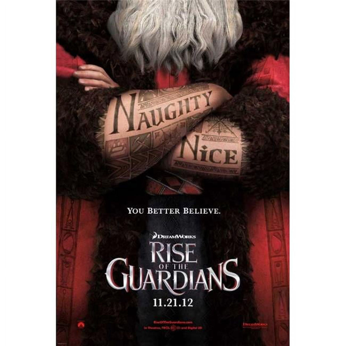 Rise of the Guardians Movie Poster Print 27x40 inch
