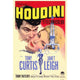 Houdini Movie Poster Print showcasing the iconic escape artist in vibrant detail.