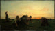 The Weeders art print by Jules Breton, 8x10 size.