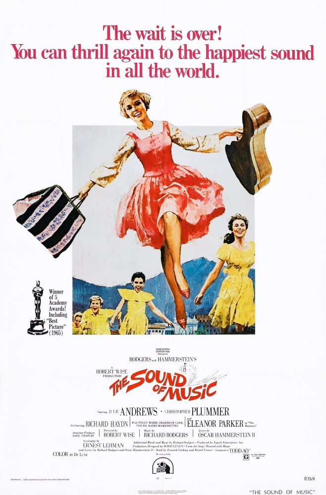 'The Sound Of Music' movie poster masterprint showcasing vibrant imagery.
