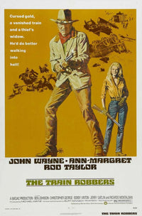 Train Robbers Movie Poster - 11x17 print for classic cinema lovers.