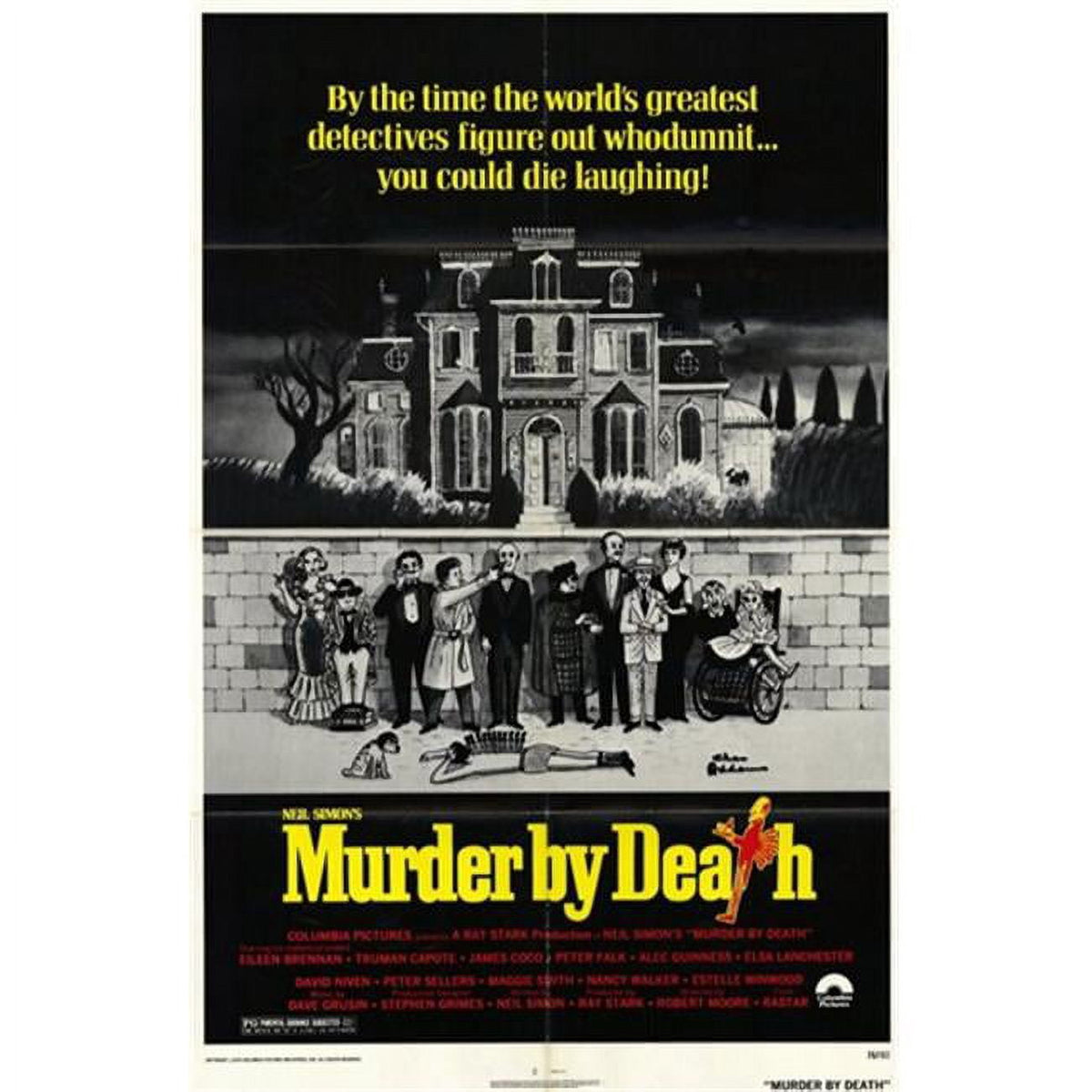 Murder By Death Vintage Movie Poster 11x17
