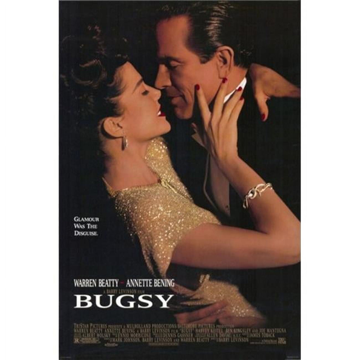 Bugsy movie poster 11x17 art print showcasing classic film style.