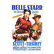 Belle Starr Movie Poster 11x17 featuring classic Western film imagery.