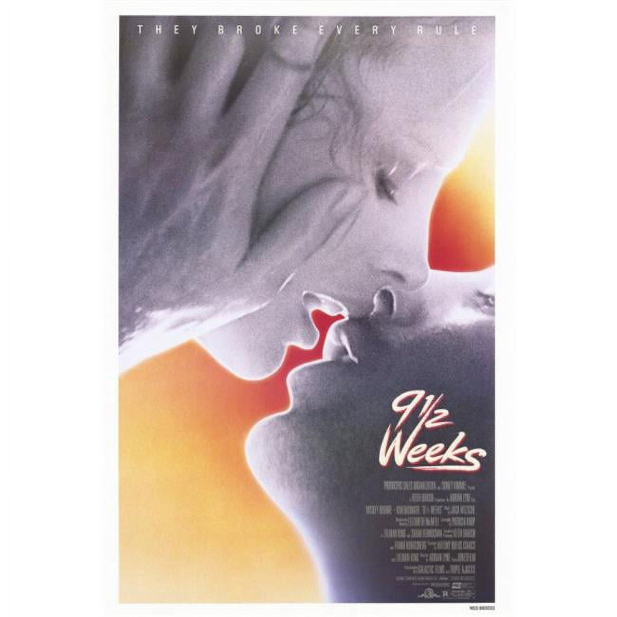 9 1/2 Weeks Movie Poster Print - Classic Film Artwork