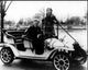 John Pertwee as Doctor Who in classic car black and white photo print