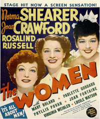 The Women movie masterprint poster featuring Joan Crawford, Norma Shearer, and Rosalind Russell