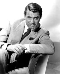 Cary Grant portrait photo print in classic style.
