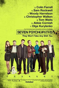 Seven Psychopaths Movie Poster in 11x17 size