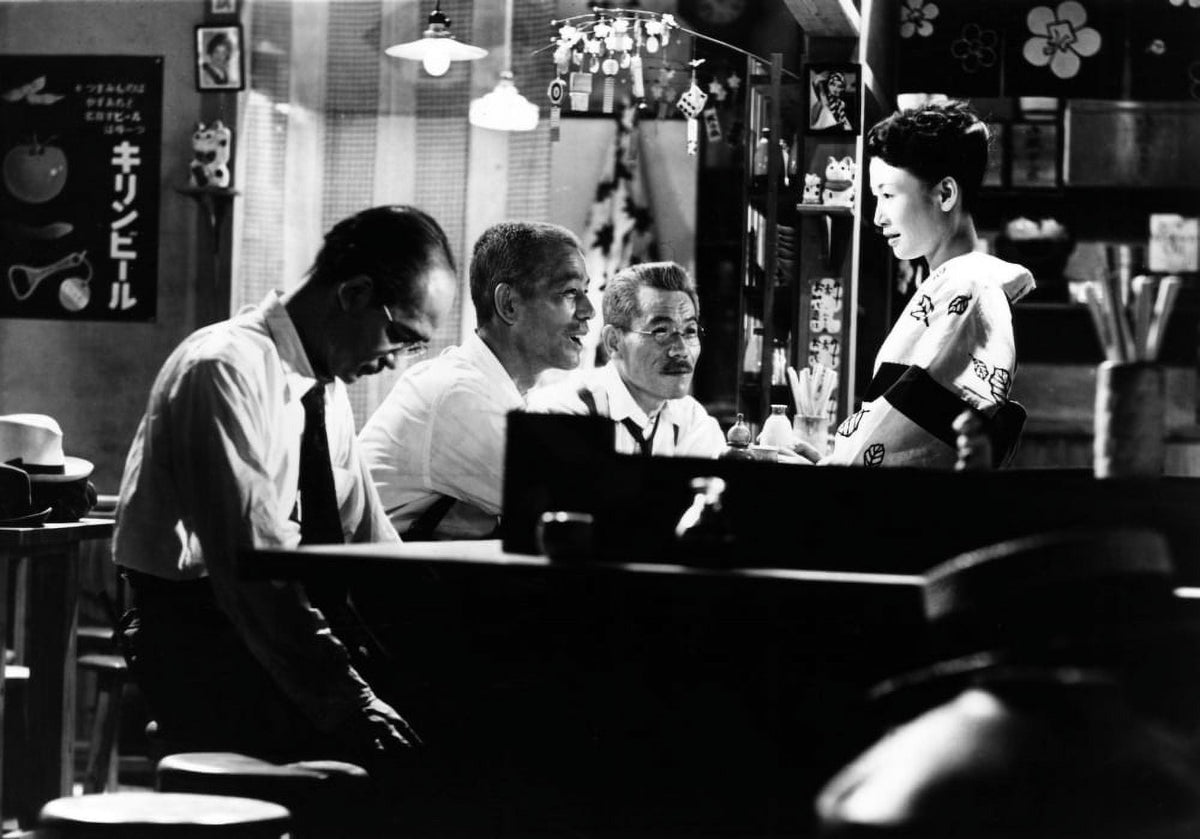 Tokyo Story Photo Print showcasing vibrant cinematic scenes.