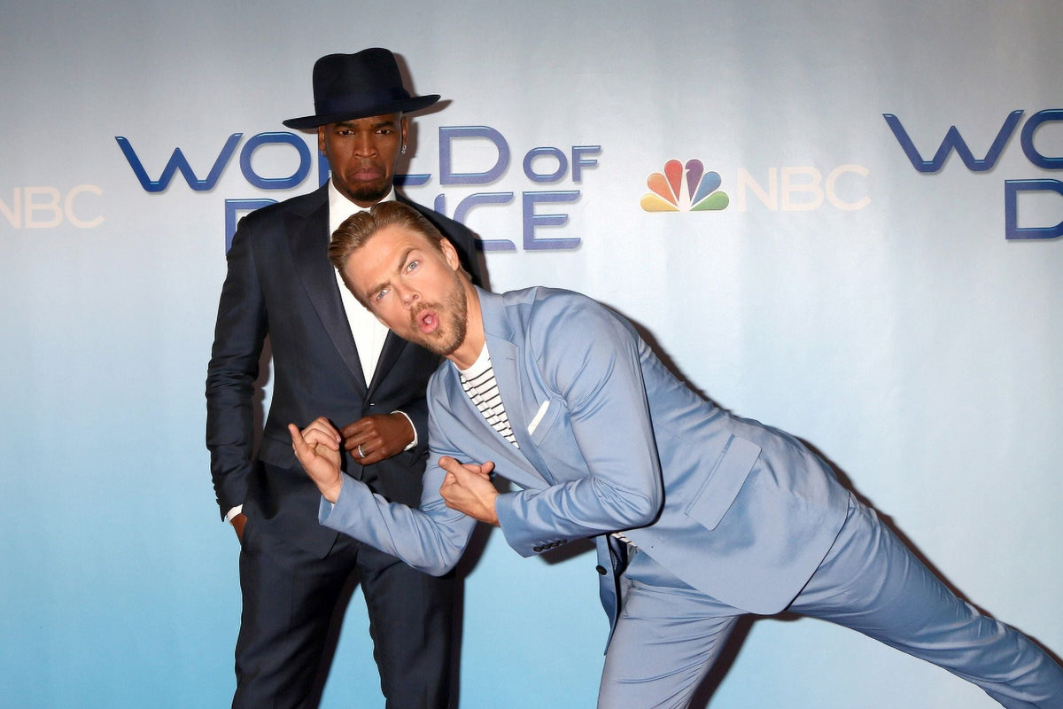 Ne-Yo and Derek Hough at World of Dance Red Carpet Event Photo Print