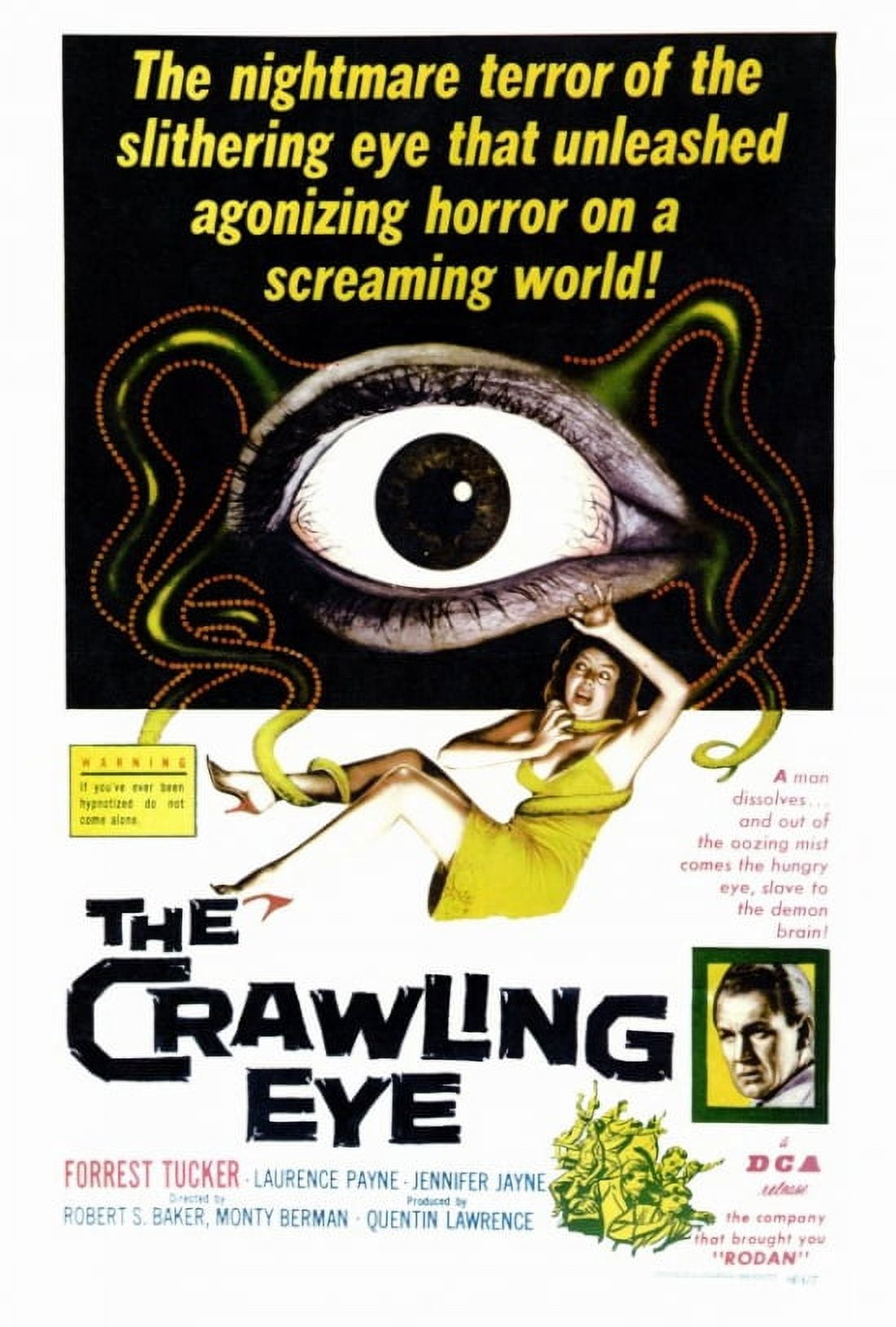 The Crawling Eye classic movie poster print showcasing vintage horror art.