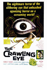 The Crawling Eye classic movie poster print showcasing vintage horror art.