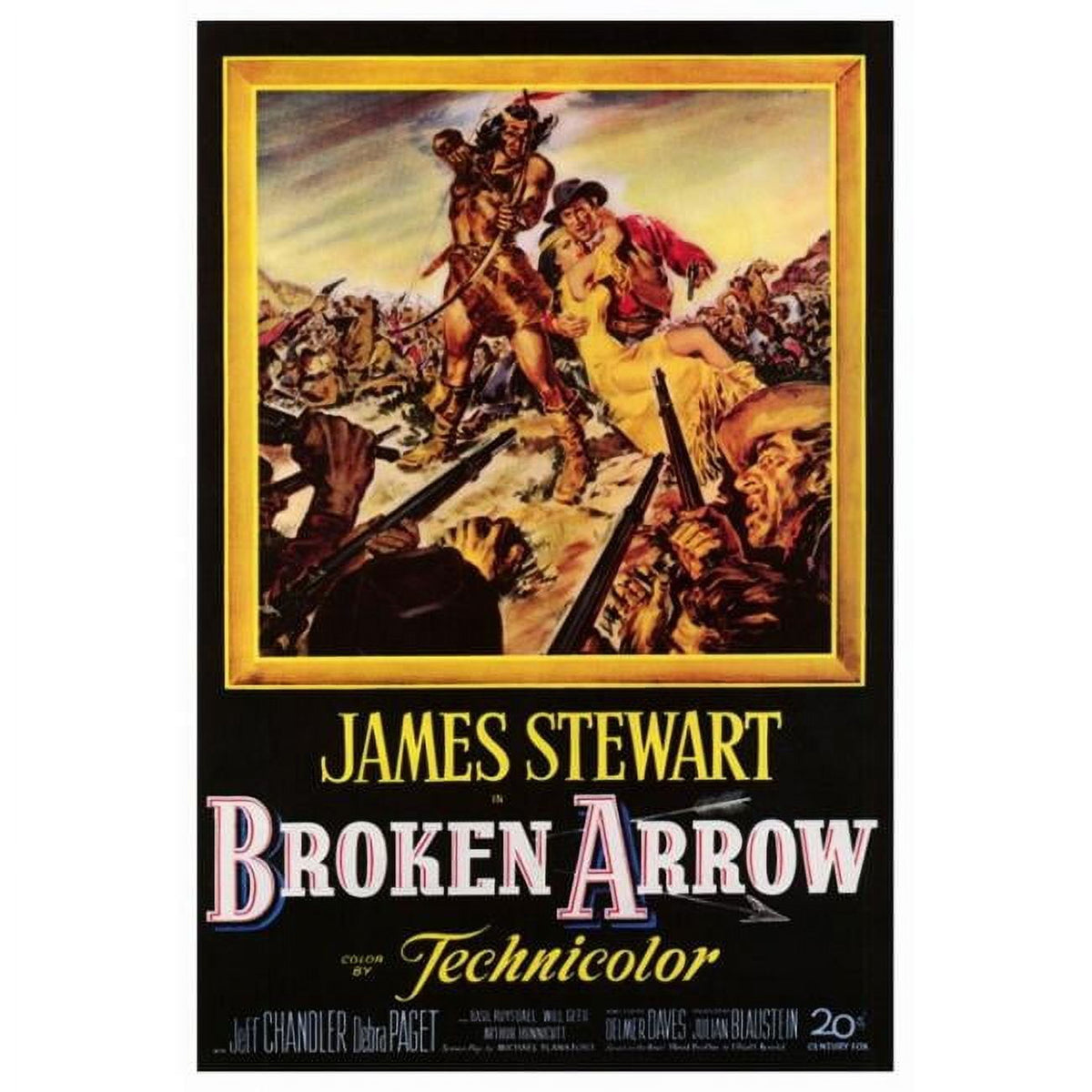 Broken Arrow Movie Poster Print 27x40 - Vibrant action film art