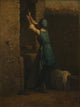 Woman at Well fine art print by Jean-François Millet, 18 x 24