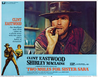 Two Mules for Sister Sara movie poster print, classic Western film art