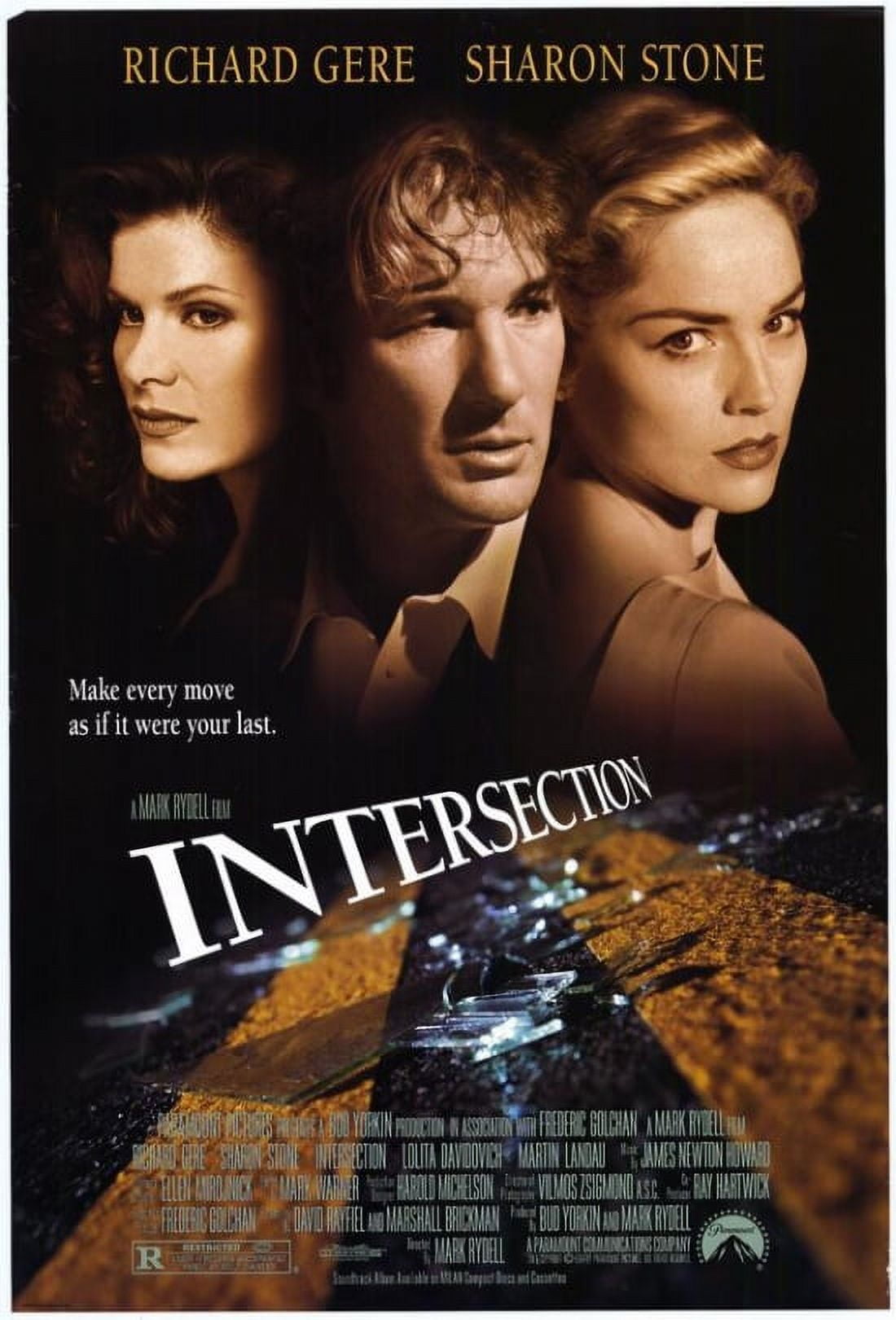 Intersection Movie Poster 11x17 print showcasing cinematic art.