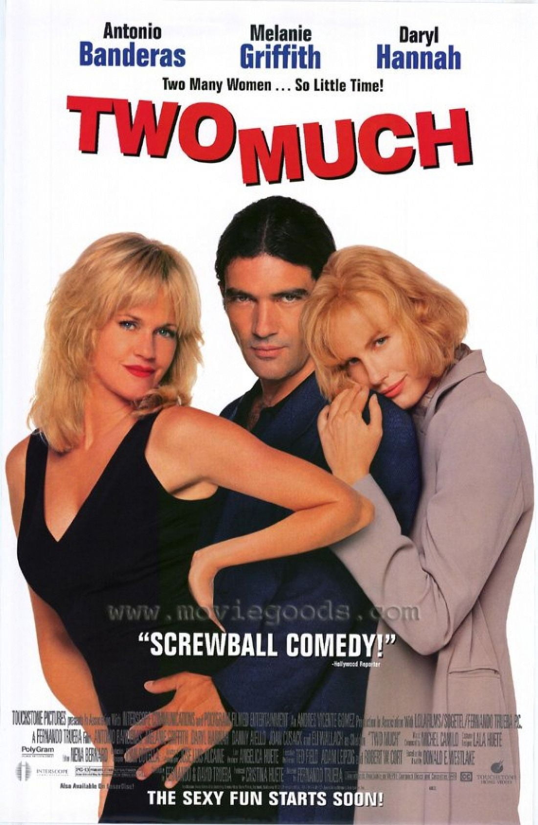 Two Much Movie Poster 11 x 17 print showcasing vibrant comedy art