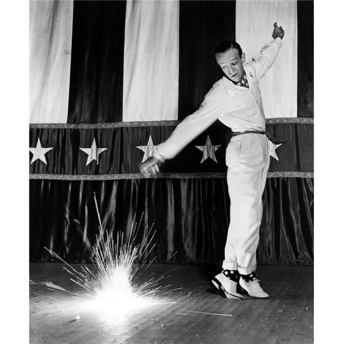 Fred Astaire dancing scene from Holiday Inn photo print