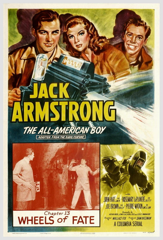 Jack Armstrong All American Boy movie masterprint poster.