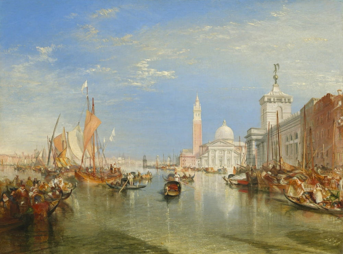 Venice The Dogana and San Giorgio Maggiore Art Print by J.M.W. Turner