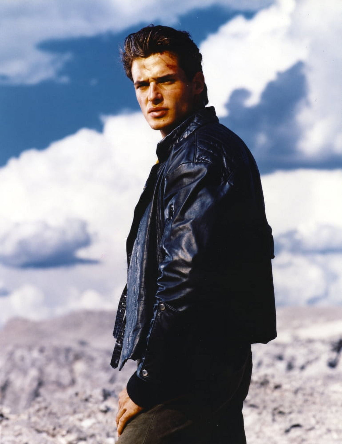 Antonio Sabato Jr. Black Leather Jacket Photo Print