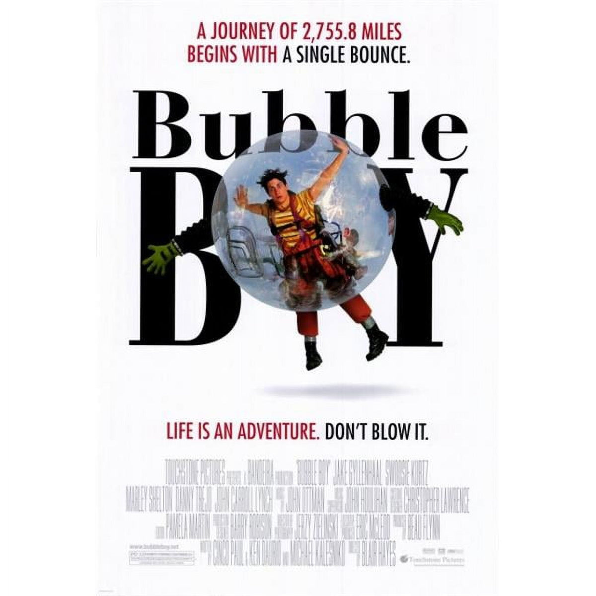 Bubble Boy Movie Poster Print in vibrant colors, 27 x 40 size.