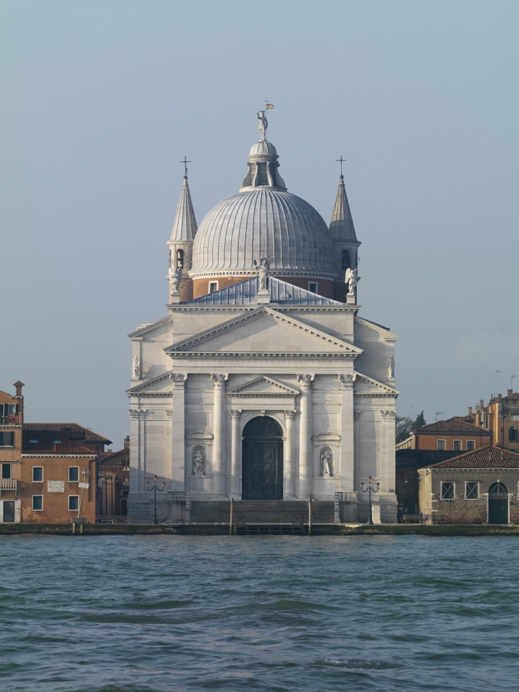 Church of the Redentore Poster Print showcasing intricate Venetian architecture.