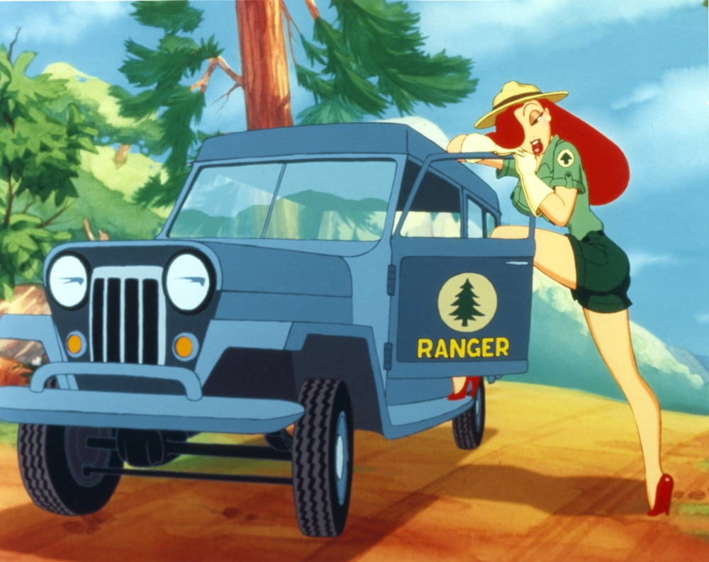 Jessica Rabbit in Forest Ranger Outfit Photo Print