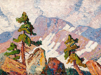 Rocky Mountain Landscape Poster Print by Birger Sandz�n