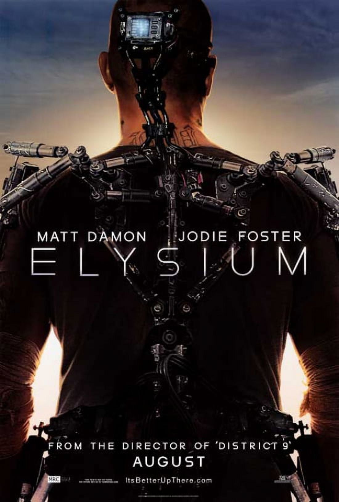 Elysium Movie Poster Print 27x40 - Stunning Sci-Fi Artwork