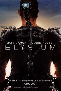Elysium Movie Poster Print 27x40 - Stunning Sci-Fi Artwork