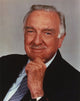 Walter Cronkite rubbing chin with hand photo print