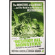 Destroy All Monsters Movie Poster Print 27x40