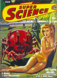 Super Science Stories Movie Poster - Pulp Art 11x17