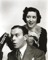 George Burns and Gracie Allen classic photo print